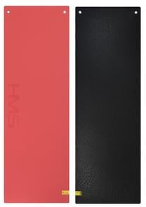 Kilimėlis fitnesui ir jogai HMS MFK03, juoda sp./raudona sp., 180 cm x 60 cm x 1.5 cm