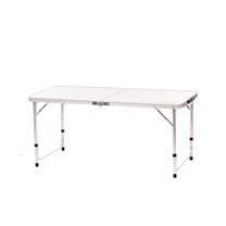 Stovyklavimo stalas Outliner NHT7008, balta sp./sidabro sp., 120 cm x 60 cm x 40 - 70 cm