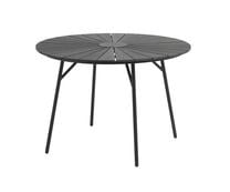 Lauko stalas Domoletti, ruda sp., 120 cm x 120 cm x 74 cm