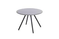 Lauko stalas Domoletti, juoda sp./pilka sp., 54 cm x 54 cm x 40 cm