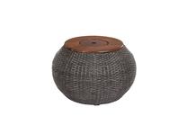 Lauko stalas Masterjero, medžio sp./pilka sp., 58 cm x 58 cm x 37 cm