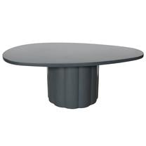 Lauko stalas Domoletti, juoda sp., 72 cm x 120 cm x 40 cm