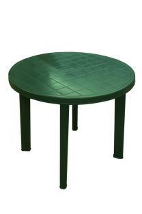 Lauko stalas Diana Tondo, žalia sp., 90 cm x 90 cm x 72 cm