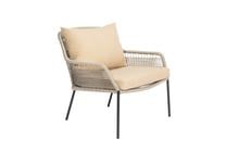 Lauko kėdė Domoletti, smėlio sp., 74 cm x 74 cm x 73 cm