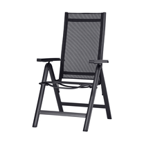 Lauko kėdė, juoda sp., 66 cm x 58 cm x 110 cm