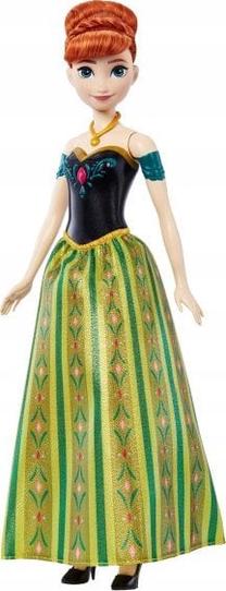 Lėlė - pasakos personažas Mattel Frozen Anna JDX53, 28 cm, žalia sp.