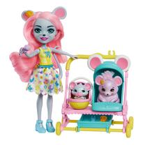 Lėlė Mattel Enchantimals Enchantimals Mauria Mouse HKR57, 15 cm, įvairių spalvų
