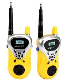 Policininko žaislas, radijo stotelės Walkie Talkie, geltona sp.