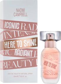 Tualetinis vanduo Naomi Campbell Here to Shine, 15 ml