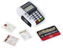 Parduotuvės žaislai, kortelių skaitytuvas Theo Klein Shopping Center Electronic POS Terminal, balta sp./juoda sp.