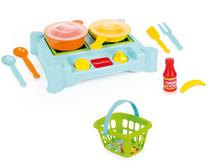Žaisliniai virtuvės reikmenys, viryklės rinkinys Fisher Price 18229, įvairių spalvų