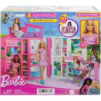 Lėlių namas Mattel Barbie Get Away House HRJ77, rožinė sp.