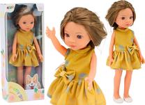 Lėlė Lean Toys Pretty Girl, 33 cm, geltona sp.