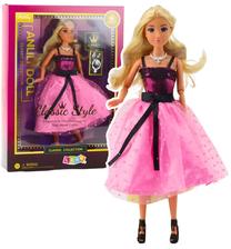 Lėlė Lean Toys Anlily Classic, 30 cm, juoda sp.