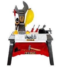 Žaislinis meistro įrankių rinkinys Super Tools Play Set, balta sp./raudona sp./pilka sp.