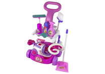 Namų ruošos žaislas, valymo priemonių rinkinys Fashion, rožinė sp.