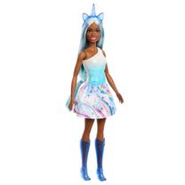 Lėlė Mattel Barbie Unicorn, 29 cm, mėlyna sp.