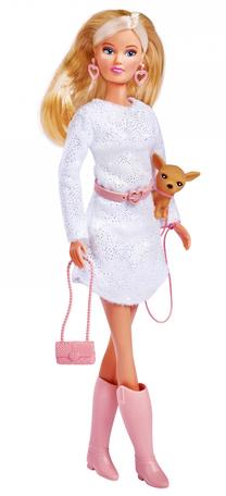 Lėlė Simba Steffi Chic Walk 105733508, 28 cm, įvairių spalvų