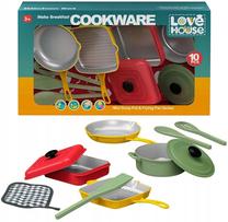 Žaisliniai virtuvės reikmenys, indų rinkinys Trifox Love House, įvairių spalvų