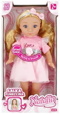 Lėlė Artyk Natalia Functional, 36 cm, rožinė sp.