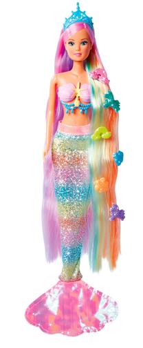 Lėlė Simba Steffi Love Rainbow Mermaid 105733610, 29 cm, įvairių spalvų