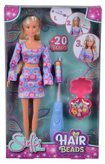 Lėlė Simba Steffi Love Hair Beads 105733652, 33 cm, įvairių spalvų