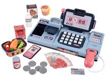 Parduotuvės žaislai, kasos aparatas Happy Shopping, įvairių spalvų