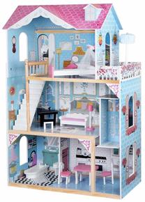 Lėlių namas, su priedais ZA5457, įvairių spalvų