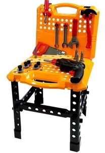 Žaislinis meistro įrankių rinkinys Drill Set, juoda sp./raudona sp./oranžinė sp.