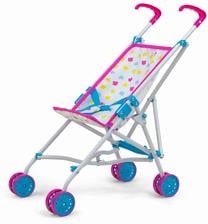 Lėlių vežimėlis Milly Mally Julia Candy, geltona sp.