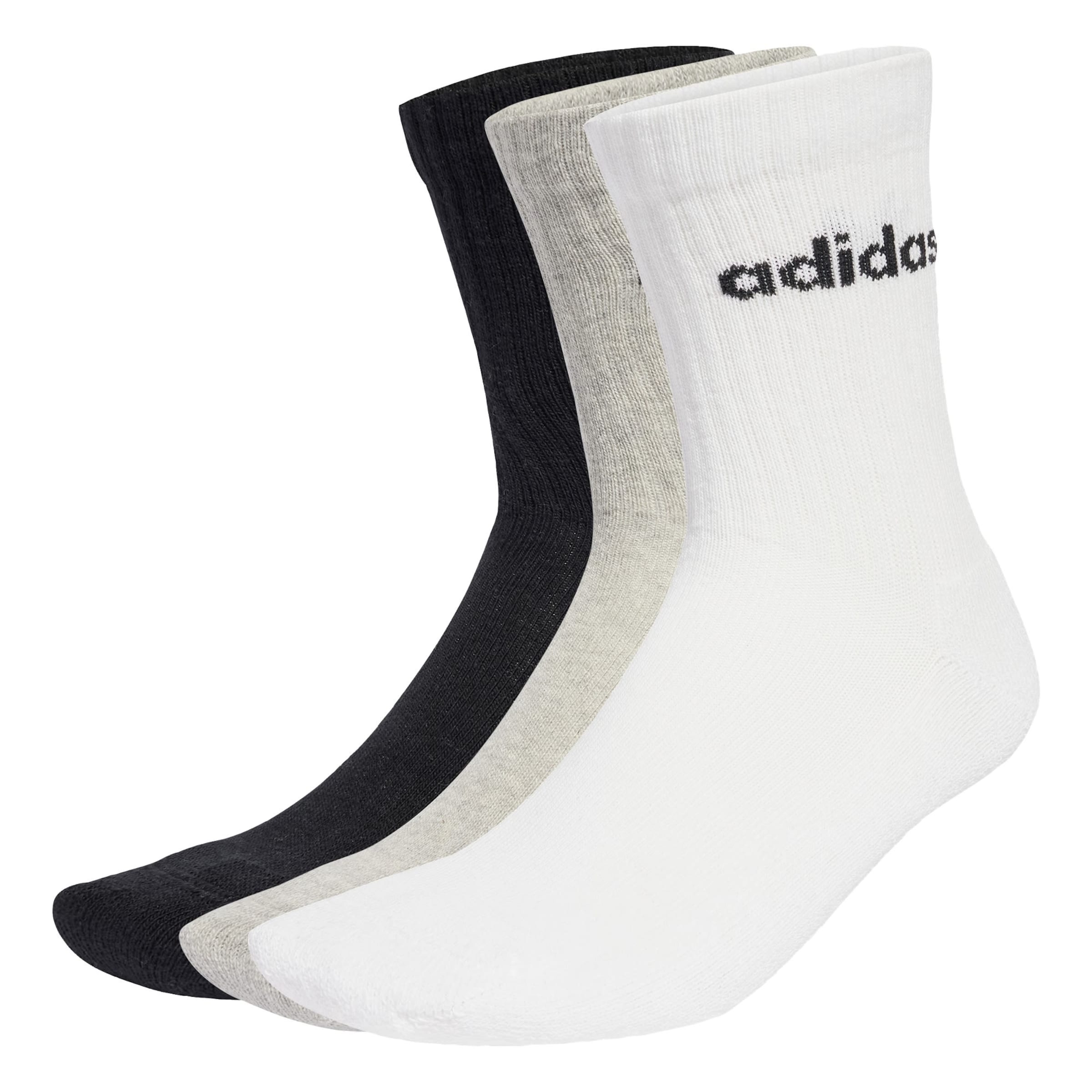 ADIDAS SPORTSWEAR Sportinės kojinės 'Linear Crew Cushioned 6 Pair Pack'