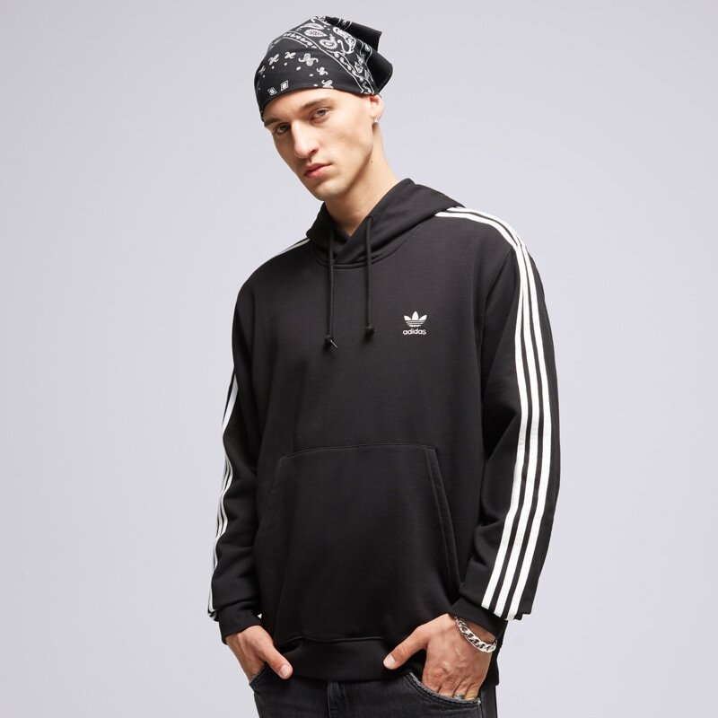 ADIDAS DŽEMPERIS SU GOBTUVU 3-STRIPES HOODY