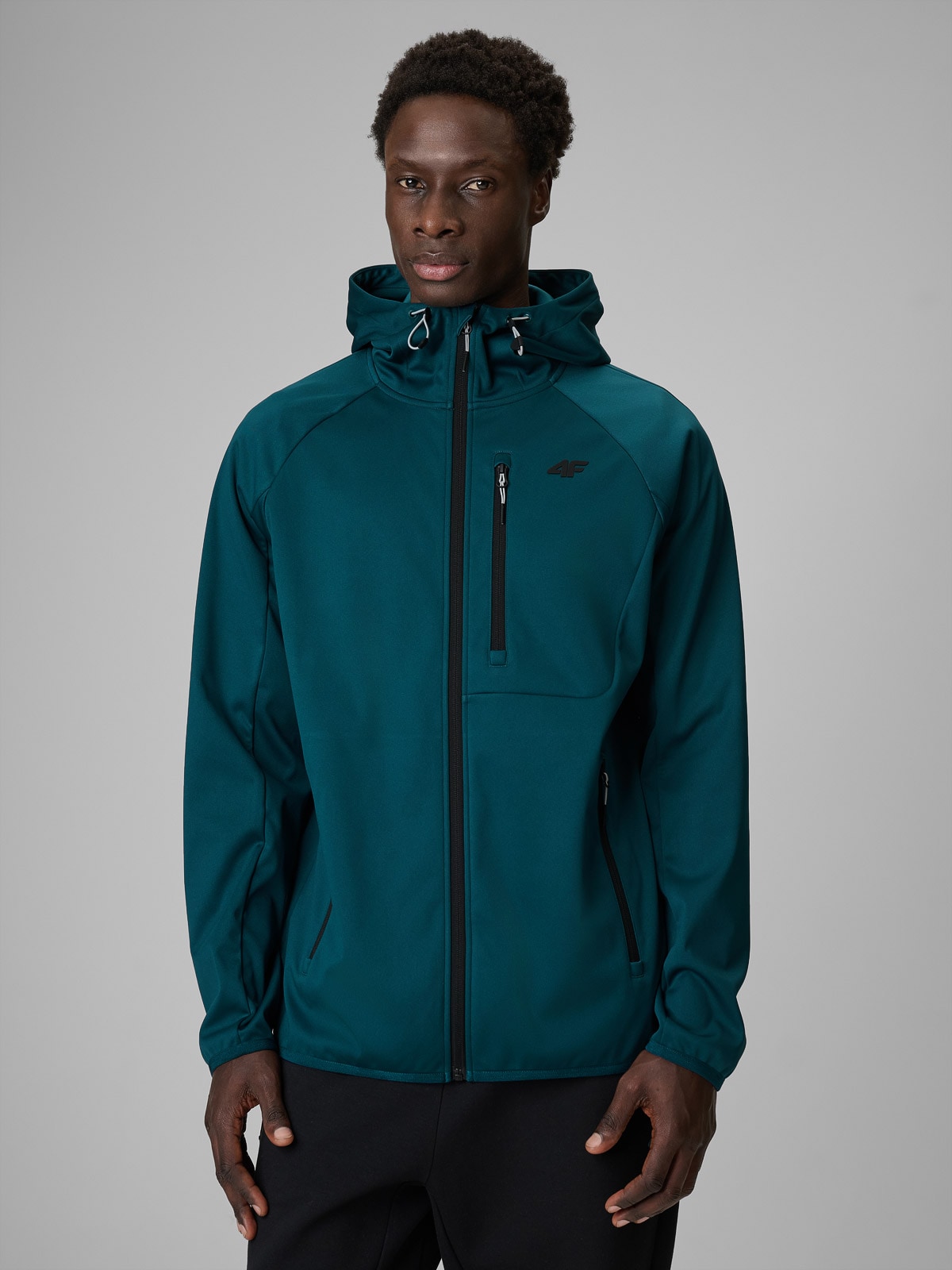 Vyriška softshell vėjui atspari striukė membrana 5000 - žalia