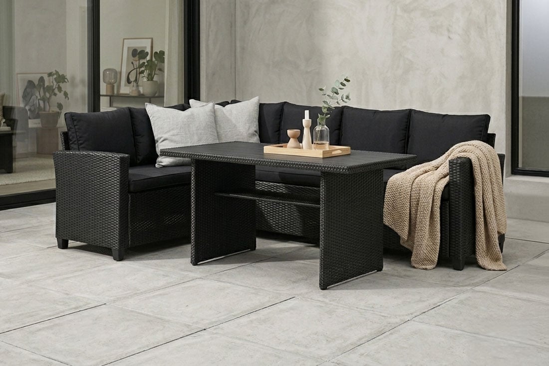 Sodo baldų komplektas AGERMOSE 6 asm.