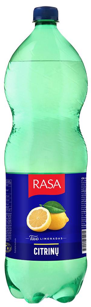 Gazuotas citrinų skonio gėrimas RASA FRUT, 2 l