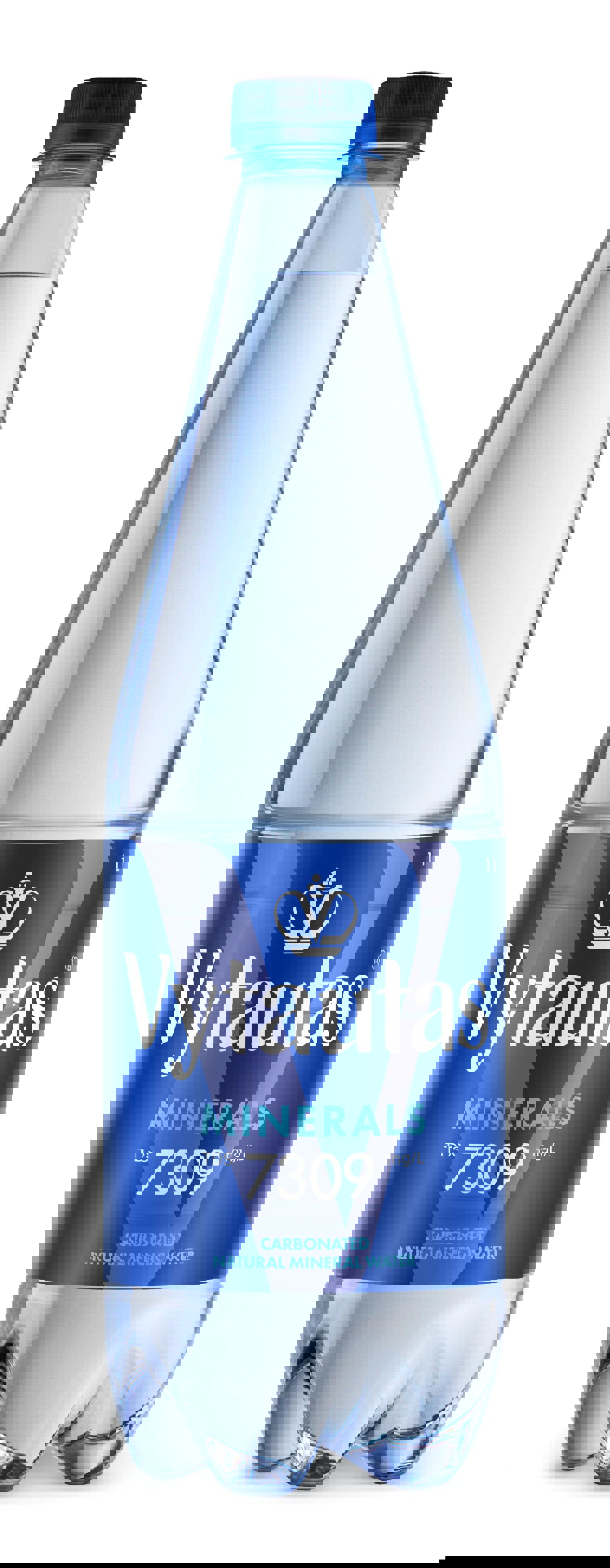 Gazuotas natūralus mineralinis vanduo VYTAUTAS, 1 l