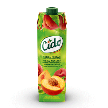 Persikų nektaras CIDO (50%), 1 l