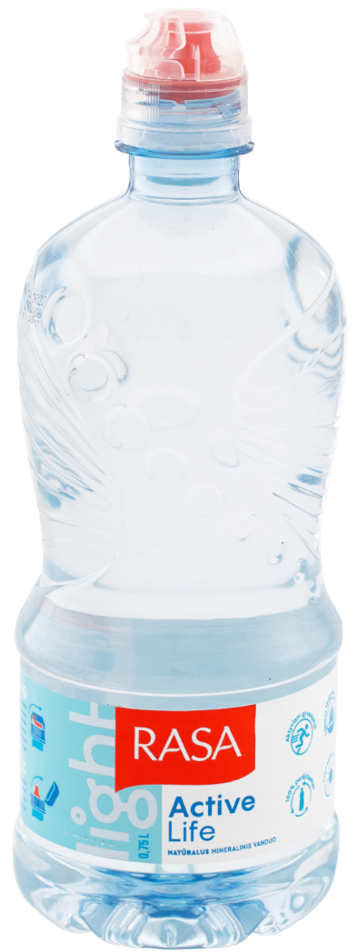 Natūralus mineralinis vanduo RASA LIGHT ACTIVE LIFE, 750 ml