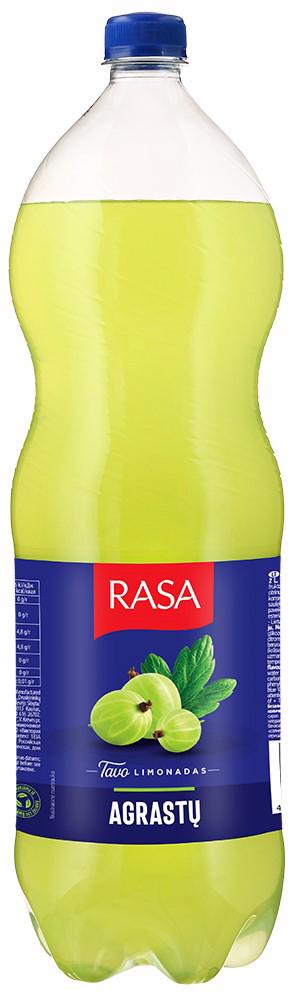 Gazuotas agrastų skonio gėrimas RASA FRUT, 2 l