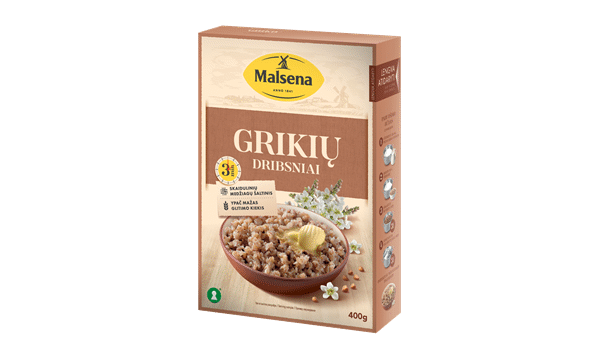 Grikių dribsniai MALSENA, 400 g