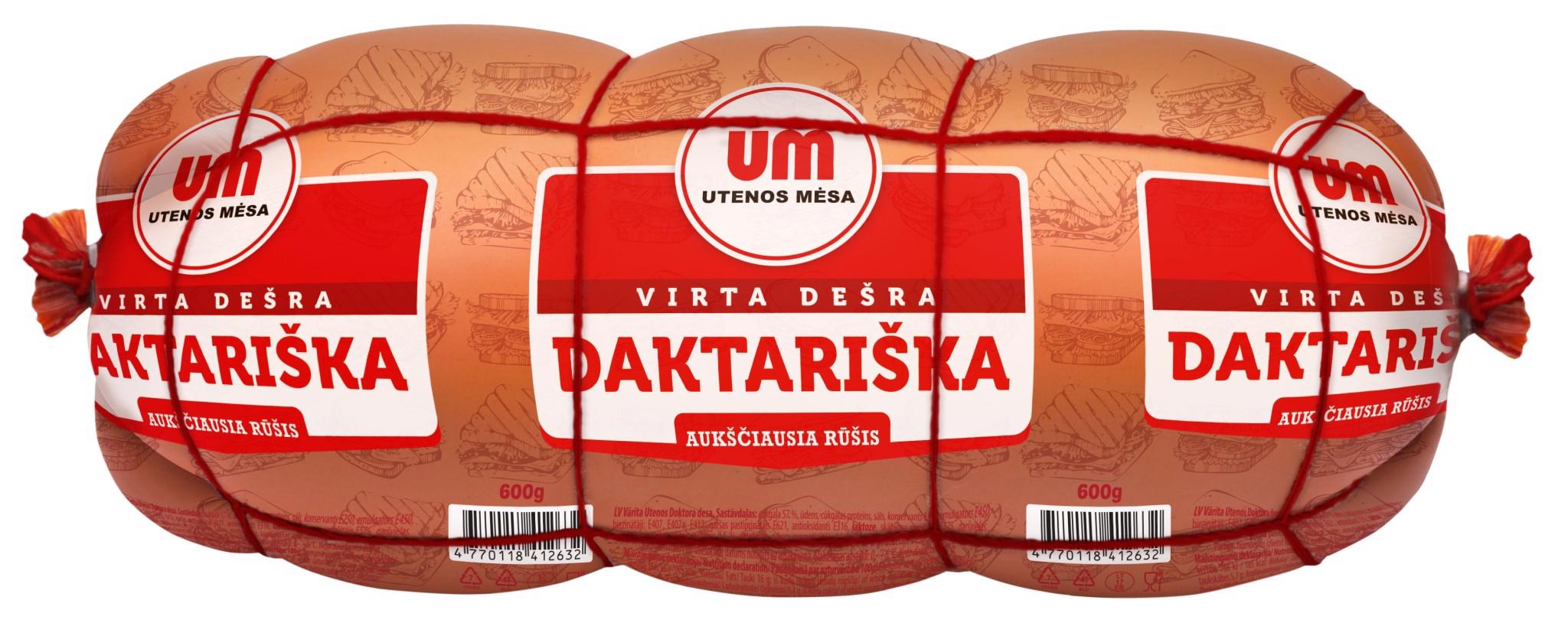 Virta UTENOS DAKTARIŠKA dešra, a. r., 600 g