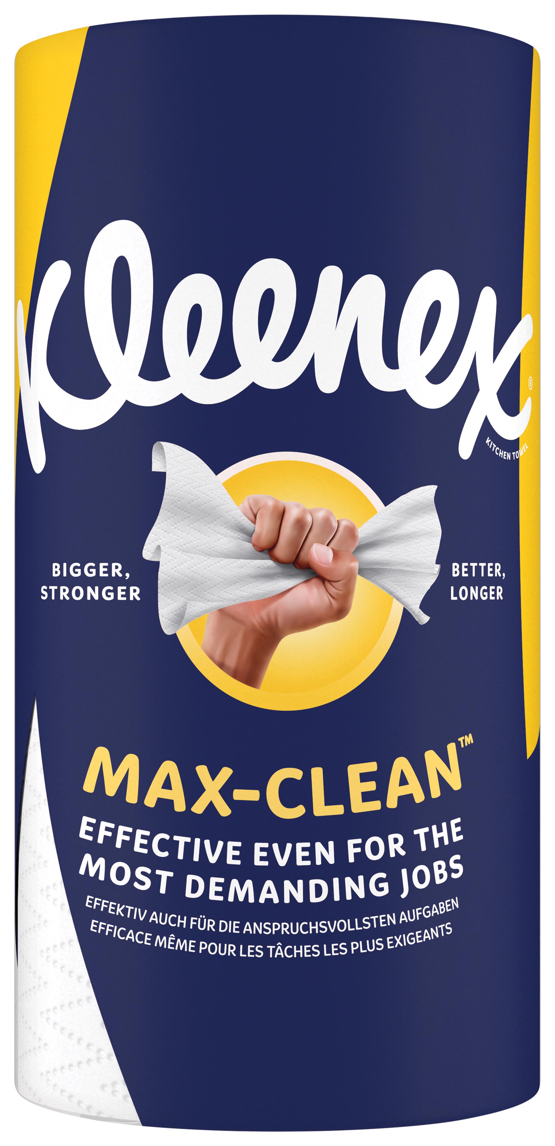 Popieriniai rankšluosčiai KKLEENEX MAX-CLEAN, 94 lap.,1 vnt.