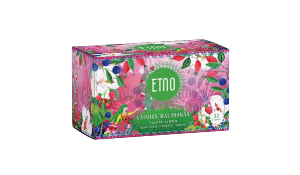 Vaisinė arbata ETNO VAISINIS MALONUMAS, 44 g