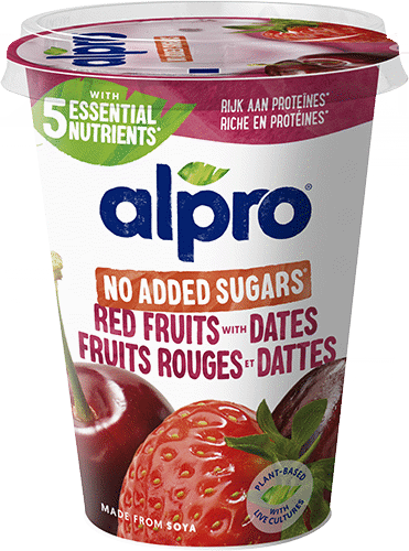 Fermentuotas sojų produktas ALPRO, uogų ir datulių skonio, 400 g
