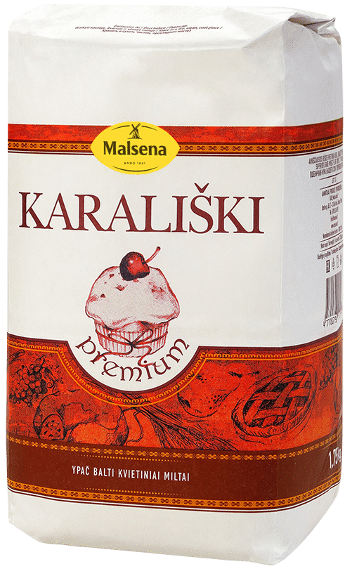 KARALIŠKI kvietiniai miltai, a. r., 405 D, 1.75 kg