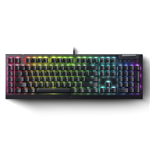 Razer BlackWidow V4 X, Green Switch, mechaninė, US, juoda - Klaviatūra RZ03-04700100-R3M1
