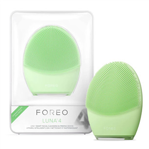 Foreo Luna 4, combination skin, žalias - Veido valymo prietaisas LUNA4.COMBINATION