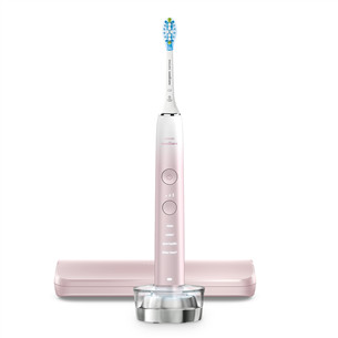 Philips Sonicare DiamondClean 9000, rožinis - Elektrinis dantų šepetėlis HX9911/84