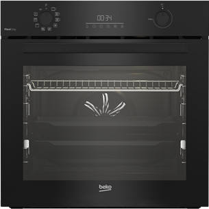 Beko, 72 L, pyrolytic cleaning, black - Built-in oven