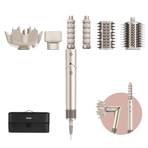 Shark FlexStyle, 5 viename, 1650 W, aukso spalvos - Plaukų formavimo šukos HD446SLEU